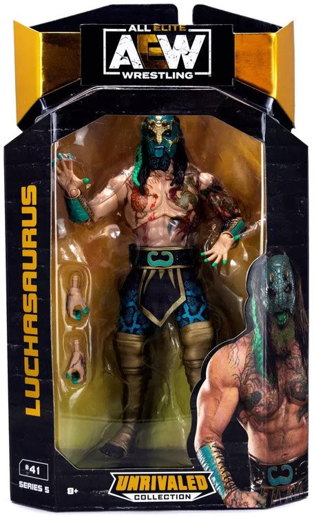 AEW All Elite Wrestling Unrivaled Collection Series 5 Luchasaurus ...