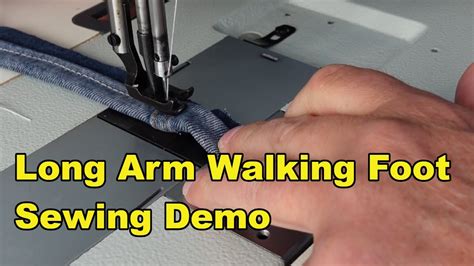 Sewing Demo Typical Gc20606 1hl18 Industrial High Lift Compound Feed Walking Foot Sewing