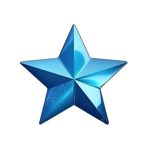 Blue Star Shape Element Star Symbol Decoration Png Transparent Image