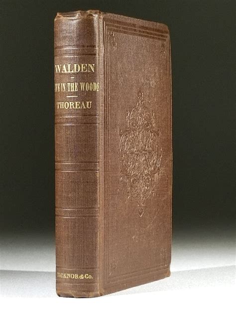 Walden Or Life In The Woods By Thoreau Henry D Avid 1817 1862