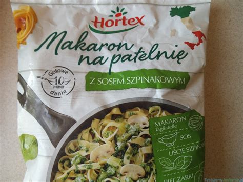 Hortex Makaron Na Patelni Z Sosem Szpinakowym Testujemy Jedzenie