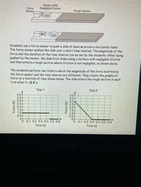 Solved Force Sensor Section With Negligible Friction Rough Chegg