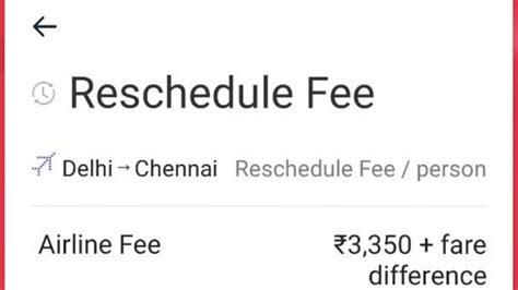 How To Reschedule Air Flight Tickets Cost And Fee Per Person Flight