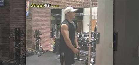 How to Build muscular biceps with cable rope curls « Weights :: WonderHowTo