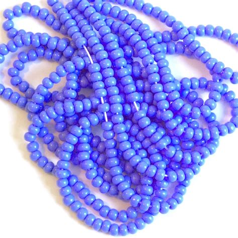 Opaque Light Blue 6 0 Czech Glass Seed Beads Preciosa 4mm Beads