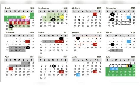 Calendario Escolar 2020 2021 Ciclo Escolar Centro De Descargas