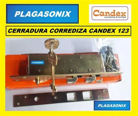 Cerradura Corrediza Candex 123 Industria Argentina Premium En Venta En