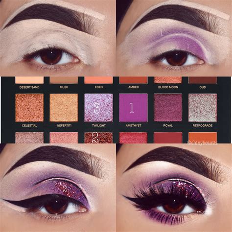 Hudabeauty Desert Dusk Palette Eye Makeup Eye Makeup Steps Colorful