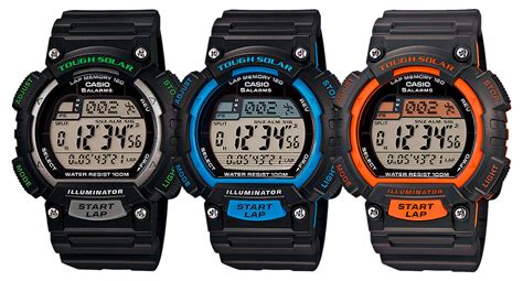 Топ недорогих часы Casio с солнечным питанием — не нужно менять батарейку