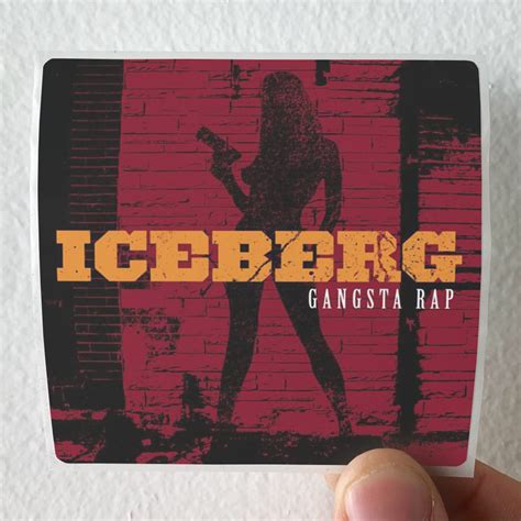 Ice-T Gangsta Rap Album Cover Sticker