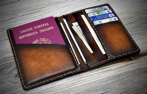 Passport Cover Leather Travel Wallet Leather Passport Etsy