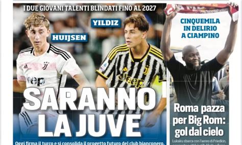 Rassegna Stampa Juve Prime Pagine Quotidiani 30 Agosto