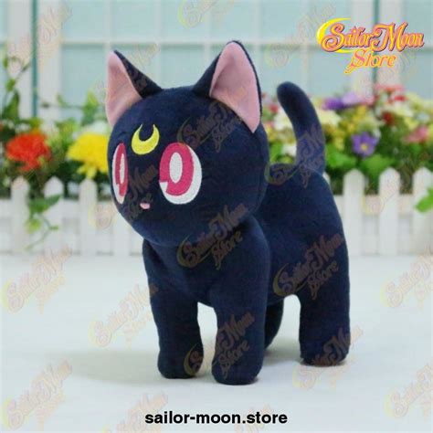 Original 20cm Sailor Moon Luna Cat Plush Stuffed Toy Doll - Sailor Moon ...