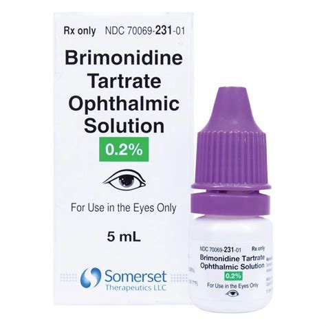 Brimonidine Tartrate Ophthalmic Solution Packaging Size Ml At Best