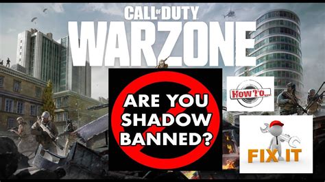 What is shadowbanned warzone