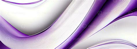 Abstract Smooth Wave Motion Background In White And Purple Color ...