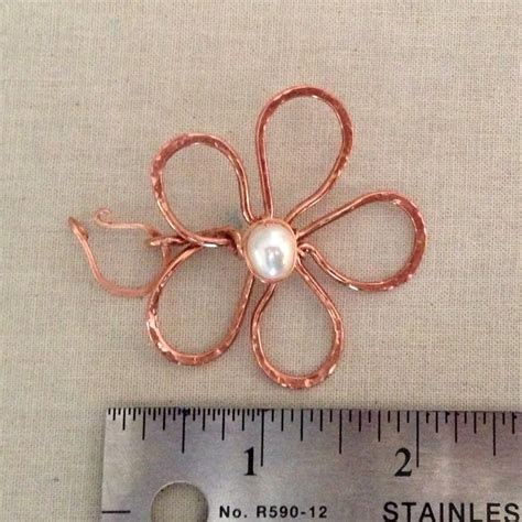 Lisa Yang Jewelry Free Projects And Patterns Copper Wire Flower Pendants