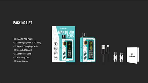 Rincoe MANTO AIO PLUS Pod Kit 3ml