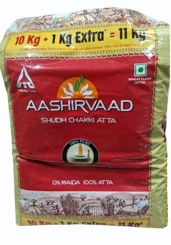 Kg Aashirvaad Shudh Chakki Atta Packaging Type Plastic Bag At Rs