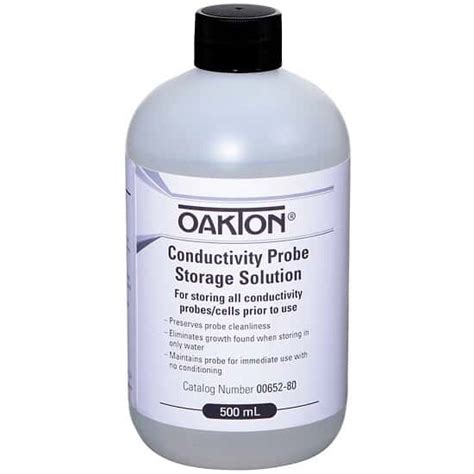 Always In Stock Oakton Conductivity Probe Storage Solution 500 ML