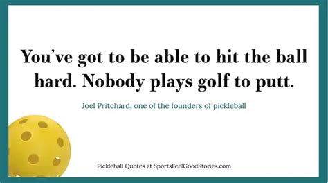 Interesting Pickleball Quotes From Pro Players And Notables