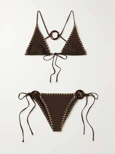 FAITHFULL NET SUSTAIN Alani And Delia Stretch ECONYL Triangle Bikini NET A PORTER