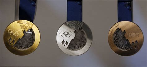 The 2014 Russian Winter Olympics medals have bits of the meteorite in the medal that crashed in ...