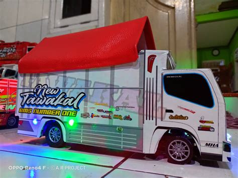 Miniatur Truk Tawakal Jumbo Oleng Parah Bisa Belok Varian Led