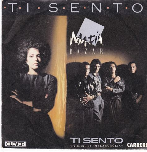 Matia Bazar Ti Sento 1986 Vinyl Discogs