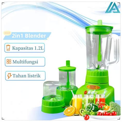 Jual Blender Juice 1 2L Kapasitas Multifungsi Blender Jus Churn 2in1