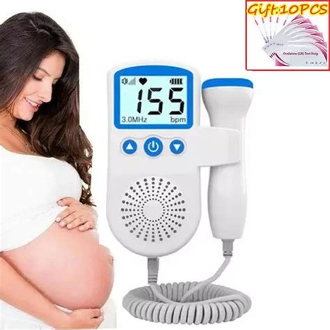 Monitor Port Til De Ultrasonido Doppler Fetal Para Beb S Color Azul