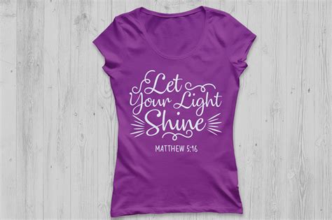 Let Your Light Shine Svg Bible Verse Svg Christian Svg Motivational