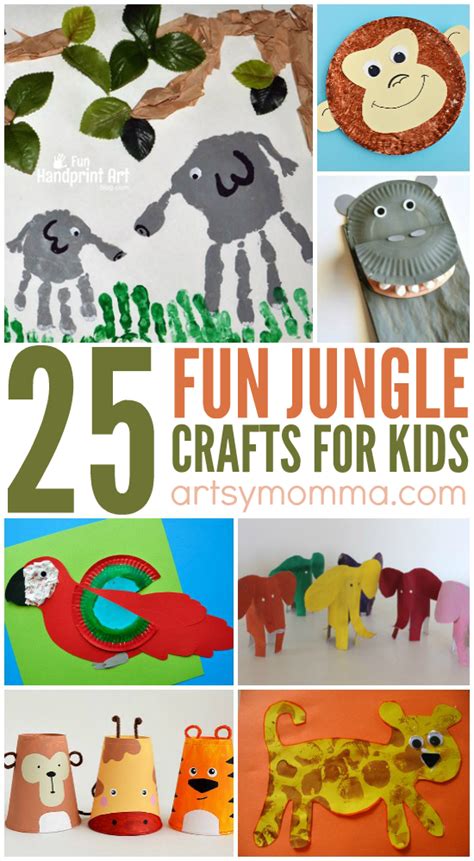 Jungle Crafts for Kids To Go Along With The Jungle Book - Artsy Momma