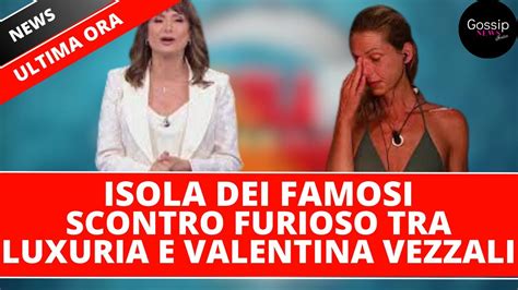 Isola Dei Famosi Furioso Scontro Tra Luxuria E Valentina Vezzali Dopo