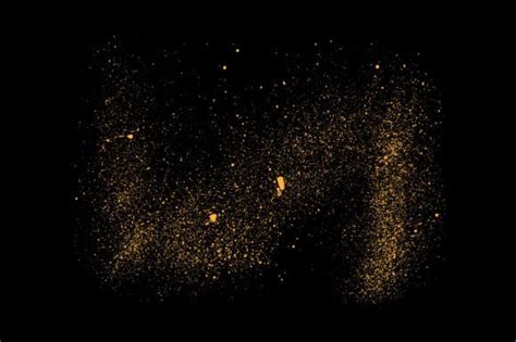 Isolated Gold Glitter Texture Stardust Graphic By Bdvect1 · Creative