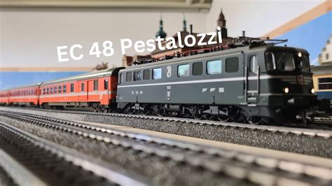 EC 48 Pestalozzi Mit Roco Wagenset 74043 YouTube