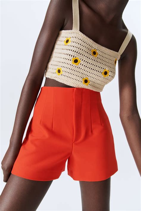 Zara High Waisted Shorts Best Dressy Shorts For Women POPSUGAR