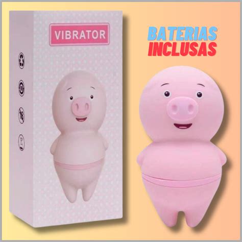 Masturbador Feminino Vibrador Porquinho Estimulador de Clitóris à Bateria Sex Shop