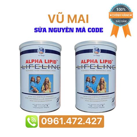 Combo 2 Hộp Sữa Non Alpha Lipid Lifeline 450g Của New Zealand