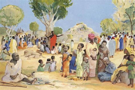 The Sermon On The Mount Date 1973 Artist Jesus Mafa Black Jesus Christian Art Christian Photos