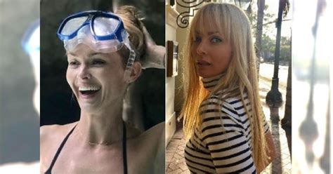 letnia Izabella Scorupco na plaży w bikini Fani Czas się dla pani zatrzymał