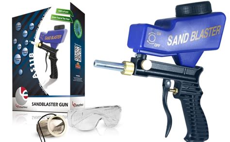 Sandblaster Sand Blaster Gun Kit Soda Blaster Professional Sand Blasters And 745560484715 Ebay