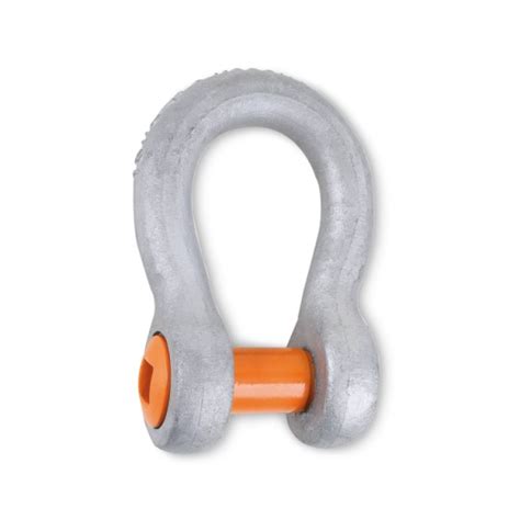 Bow Shackles With Square Sunken Hole Screw Pin High Tensile Alloy