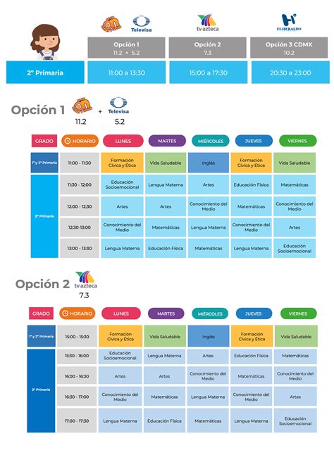 Segundo Grado Materias Y Horarios De Transmisi N Soy Mama Blog