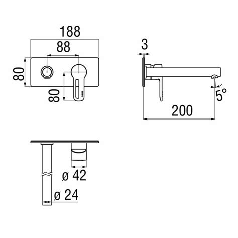 Nobili Rd Cr New Road Miscelatore Lavabo Solo Parte Esterna