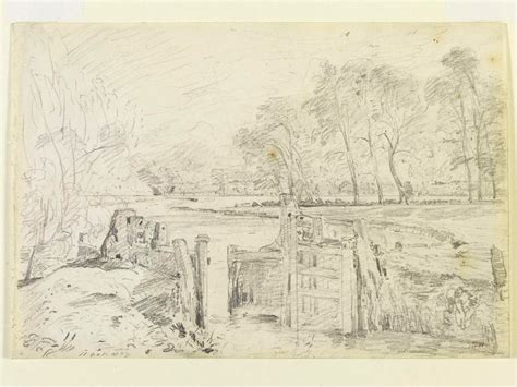 Constable A Lock On The Stour 269 1888 Free Stock Illustrations