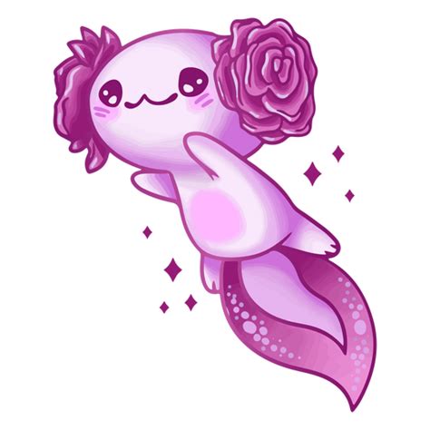 Axolotl Süßer Salamander Png Und Svg Design Für T Shirts