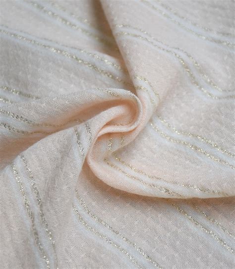 Lidani Baumwolle Rayures Shiny Nude Images Du Monde Flottant Cousette