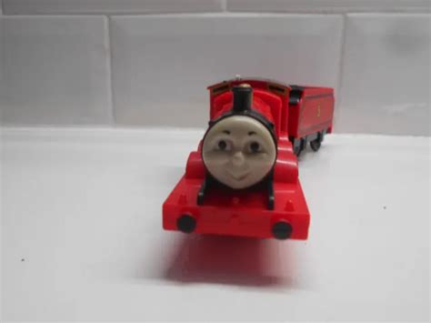 Tomy Trackmaster Thomas The Tank Engine Battery Train James And Tender