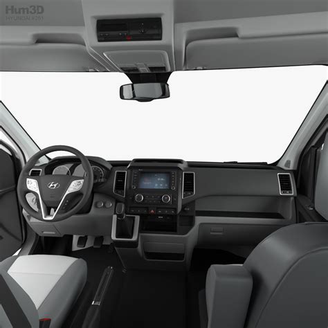 Hyundai H350 Passenger Van With Hq Interior 2018 3d Model Vehicles On Hum3d